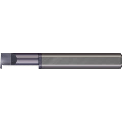 Micro 100 - Grooving Tools; Grooving Tool Type: Full Radius ; Material: Solid Carbide ; Shank Diameter (Decimal Inch): 0.3750 ; Shank Diameter (Inch): 3/8 ; Groove Width (Decimal Inch): 0.0690 ; Projection (Decimal Inch): 0.1000 - Exact Industrial Supply