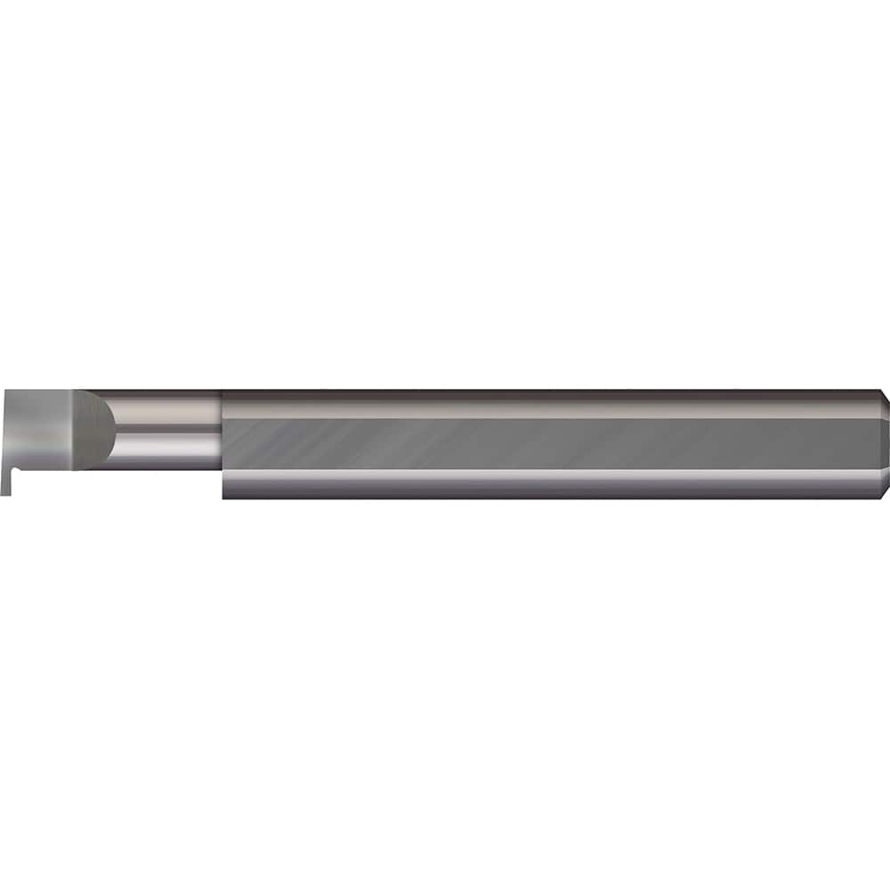 Micro 100 - Grooving Tools; Grooving Tool Type: Retaining Ring ; Material: Solid Carbide ; Shank Diameter (Decimal Inch): 0.2500 ; Shank Diameter (Inch): 1/4 ; Groove Width (Decimal Inch): 0.0170 ; Projection (Decimal Inch): 0.0500 - Exact Industrial Supply