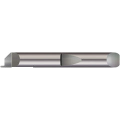 Micro 100 - Grooving Tools; Grooving Tool Type: Face ; Material: Solid Carbide ; Shank Diameter (Decimal Inch): 0.2500 ; Shank Diameter (Inch): 1/4 ; Groove Width (Decimal Inch): 0.0620 ; Projection (Decimal Inch): 0.1000 - Exact Industrial Supply