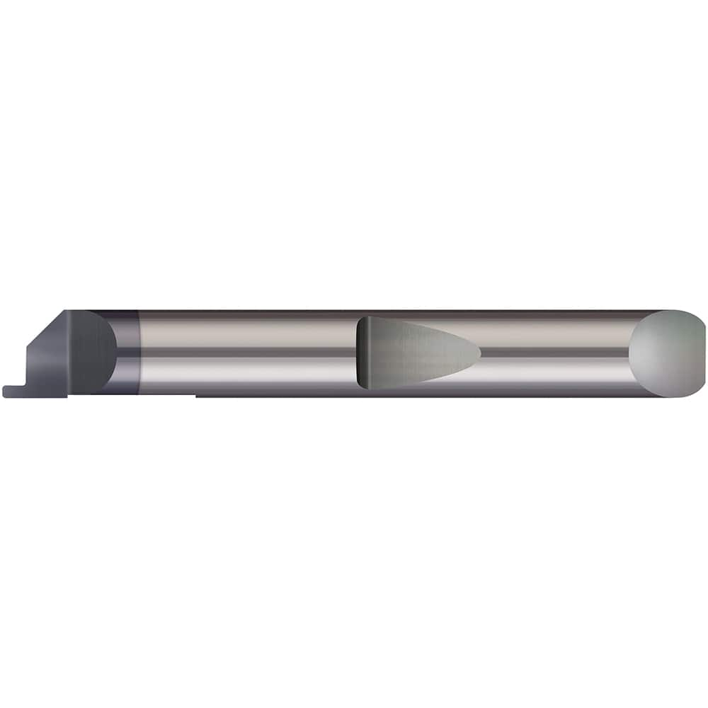 Micro 100 - Grooving Tools; Grooving Tool Type: Face ; Material: Solid Carbide ; Shank Diameter (Decimal Inch): 0.1875 ; Shank Diameter (Inch): 3/16 ; Groove Width (Decimal Inch): 0.0170 ; Projection (Decimal Inch): 0.0250 - Exact Industrial Supply