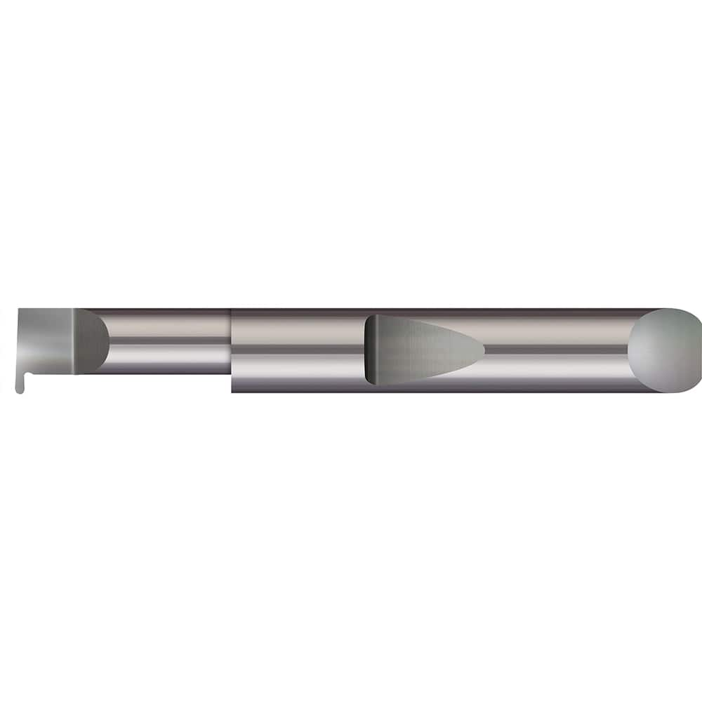 Micro 100 - Grooving Tools; Grooving Tool Type: Full Radius ; Material: Solid Carbide ; Shank Diameter (Decimal Inch): 0.1875 ; Shank Diameter (Inch): 3/16 ; Groove Width (Decimal Inch): 0.0170 ; Projection (Decimal Inch): 0.0300 - Exact Industrial Supply