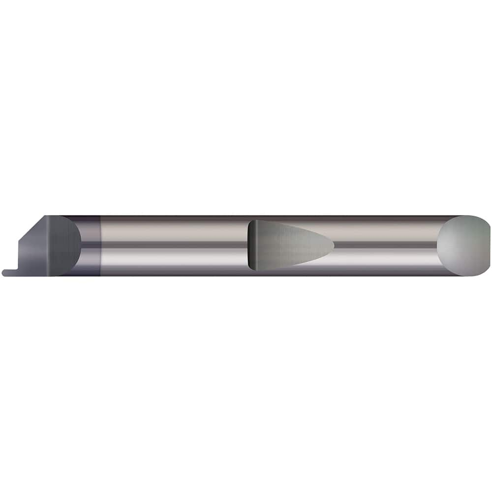 Micro 100 - Grooving Tools; Grooving Tool Type: Face ; Material: Solid Carbide ; Shank Diameter (Decimal Inch): 0.2500 ; Shank Diameter (Inch): 1/4 ; Groove Width (Decimal Inch): 0.0500 ; Projection (Decimal Inch): 0.0750 - Exact Industrial Supply