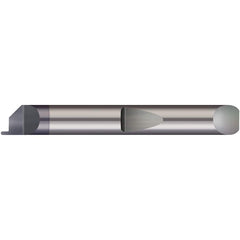 Micro 100 - Grooving Tools; Grooving Tool Type: Face ; Material: Solid Carbide ; Shank Diameter (Decimal Inch): 0.3750 ; Shank Diameter (Inch): 3/8 ; Groove Width (Decimal Inch): 0.0620 ; Projection (Decimal Inch): 0.0750 - Exact Industrial Supply