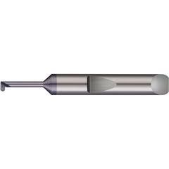 Micro 100 - Grooving Tools; Grooving Tool Type: Full Radius ; Material: Solid Carbide ; Shank Diameter (Decimal Inch): 0.1875 ; Shank Diameter (Inch): 3/16 ; Groove Width (Decimal Inch): 0.0300 ; Projection (Decimal Inch): 0.0250 - Exact Industrial Supply