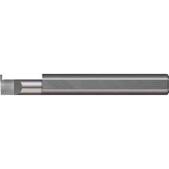 Micro 100 - Grooving Tools; Grooving Tool Type: Retaining Ring ; Material: Solid Carbide ; Shank Diameter (Decimal Inch): 0.3125 ; Shank Diameter (Inch): 5/16 ; Groove Width (Decimal Inch): 0.0330 ; Projection (Decimal Inch): 0.1000 - Exact Industrial Supply