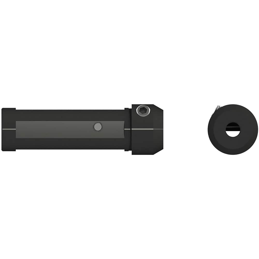 Micro 100 - Boring & Grooving Bar Holders; Inside Diameter (Inch): 1/4 ; Inside Diameter (Decimal Inch): 0.2500 ; Outside Diameter (Decimal Inch): 20.0000 ; Overall Length (Decimal Inch): 2.80000 ; Through Coolant: Yes ; Series: QTHM - Exact Industrial Supply