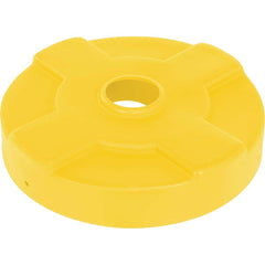 Vestil - Trash Can & Recycling Container Lids; Lid Shape: Round ; Container Shape: Round ; Container Size Compatibility (Gal.): 30 ; Color/Finish: Yellow ; Color: Yellow ; For Use With: 30 gal. Steel Drum - Exact Industrial Supply