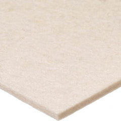 USA Sealing - 36 x 36 x 1/2" White Pressed Wool Felt Sheet - Caliber Tooling