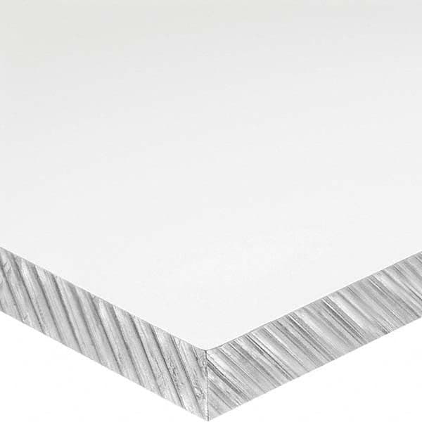 USA Sealing - 4' x 4" x 2" Clear Cast Acrylic Rectangular Bar - Exact Industrial Supply