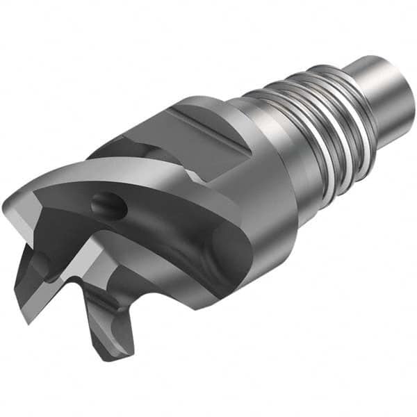 Sandvik Coromant - 5/8" Mill Diam, 0.3937" LOC, 0.3937" OAL, 4 Flute Square End Mill Head - Caliber Tooling