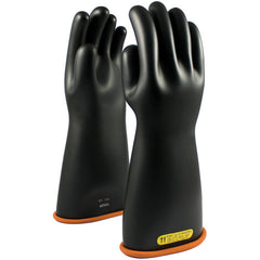 ‎155-2-16/8 Novax Gloves - Novax Insulating Glove - Class 2 - 16 In. - Black/Orange - Straight Cuff - Exact Industrial Supply