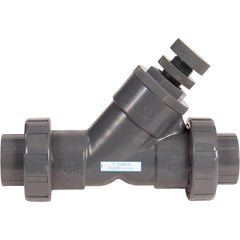 Hayward - Check Valves; Design: In-line; True Union Ball Check; Spring Check ; Tube Outside Diameter (mm): 25.400 ; Pipe Size (Inch): 1 ; Tube Outside Diameter (Inch): 1 ; End Connections: Threaded ; Material: PVC - Exact Industrial Supply