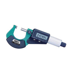 Insize USA LLC - Electronic Outside Micrometer Sets; Minimum Measurement (Inch): 0 ; Minimum Measurement (mm): 0 ; Minimum Measurement (Decimal Inch): 0 ; Maximum Measurement (Inch): 3 ; Maximum Measurement (Decimal Inch): 3 ; Maximum Measurement (mm): 7 - Exact Industrial Supply