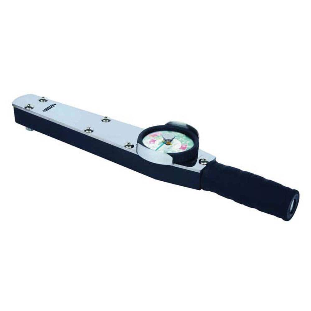 Insize USA LLC - Torque Wrenches; Type: Dial ; Drive Size: 1/2 ; Maximum Torque (Ft/Lb): 175.00 ; Maximum Torque (Nm): 240.000 ; Minimum Torque (Nm): 48.000 ; Minimum Torque (Ft/Lb): 35.00 - Exact Industrial Supply