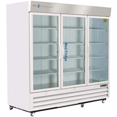 American BioTech Supply - Laboratory Refrigerators and Freezers; Type: Pharmacy/Vaccine Refrigerator ; Volume Capacity: 72 Cu. Ft. ; Minimum Temperature (C): 2.00 ; Maximum Temperature (C): 8.00 ; Width (Inch): 81 ; Depth (Inch): 34 - Exact Industrial Supply