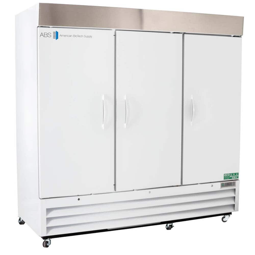 American BioTech Supply - Laboratory Refrigerators and Freezers; Type: Laboratory Refrigerator ; Volume Capacity: 72 Cu. Ft. ; Minimum Temperature (C): 1.00 ; Maximum Temperature (C): 10.00 ; Width (Inch): 81 ; Depth (Inch): 34 - Exact Industrial Supply