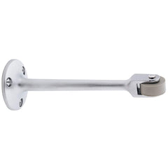 IVES - Stops; Type: Roller Bumper Door Stop ; Finish/Coating: Satin Chrome ; Projection: 4-1/2 (Inch); Mount Type: Door - Exact Industrial Supply