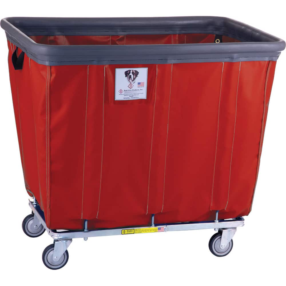 R&B Wire Products - 18 Bushel 800 Lb Heavy Duty 18 oz Vinyl Bumper Truck - Exact Industrial Supply