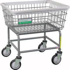 R&B Wire Products - Carts; Type: Rolling Wire Laundry Cart ; Load Capacity (Lb.): 100.000 ; Width (Inch): 22 ; Length (Inch): 26-1/2 ; Height (Inch): 27 ; Material: Steel - Exact Industrial Supply