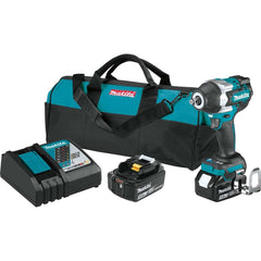 Makita - Electric Impact Wrenches & Ratchets; Amperage: 5 ; Handle Type: Pistol Grip ; Drive Size (Inch): 1/2 ; Speed (RPM): 0-2200 ; Torque (N/m): 700 ; Torque (Ft/Lb): 520 - Exact Industrial Supply