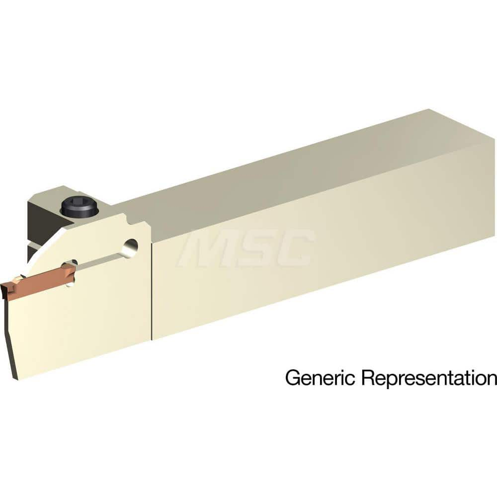 Indexable Cutoff Toolholder: 25 mm Max Depth of Cut, 50 mm Max Workpiece Dia, Right Hand 32 mm Shank Height, 32 mm Shank Width, Uses GCMN Inserts, Series GND