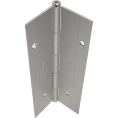 Yale - Continuous Hinges; Overall Length (Inch): 83-1/8 ; Thickness (Decimal Inch): 1.0000 ; Pin Diameter: 0.1870 (Decimal Inch); Knuckle: 2 ; Finish/Coating: Satin Stainless Steel - Exact Industrial Supply