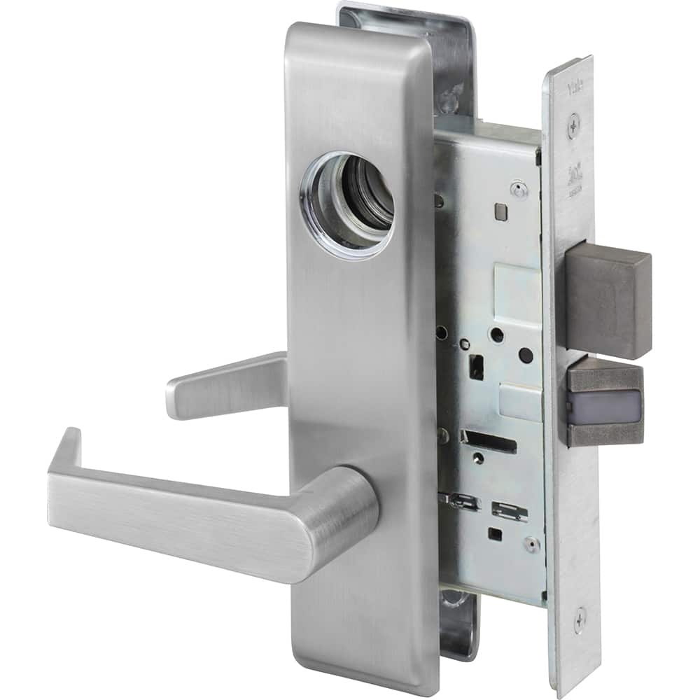 Yale - Lever Locksets; Door Thickness: 1 3/4 - Exact Industrial Supply