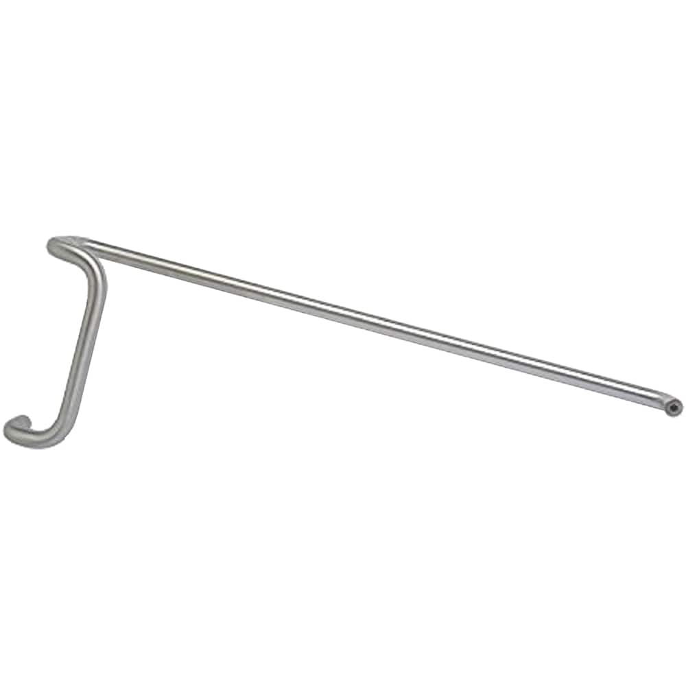 Rockwood - Door Pulls; Overall Length (Inch): 16 ; Finish/Coating: Satin Stainless Steel ; Grip Length: 4 (Inch); Projection: 3.5 (Inch) - Exact Industrial Supply