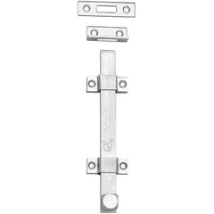 Rockwood - Slide Bolts; Length (Inch): 2 ; Width (Inch): 6 ; Finish/Coating: Satin Chrome - Exact Industrial Supply