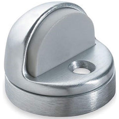 Rockwood - Stops; Type: Dome Stop Combination Unit ; Finish/Coating: Satin Chrome ; Projection: 2 (Inch); Mount Type: Floor - Exact Industrial Supply