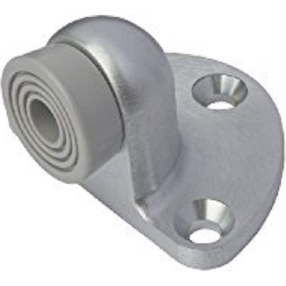 Rockwood - Stops; Type: Door Stop ; Finish/Coating: Satin Chrome ; Projection: 1-5/8 (Inch); Mount Type: Floor - Exact Industrial Supply