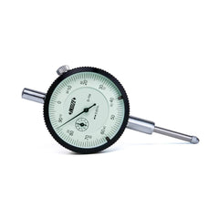 Insize USA LLC - Dial Drop Indicators; Maximum Measurement (Inch): 1/4 ; Dial Graduation (Decimal Inch): 0.001000 ; Dial Reading: 0-100 ; Dial Diameter (Inch): 2-23/64 ; Accuracy (Decimal Inch): +/-.001 ; Dial Color: White - Exact Industrial Supply