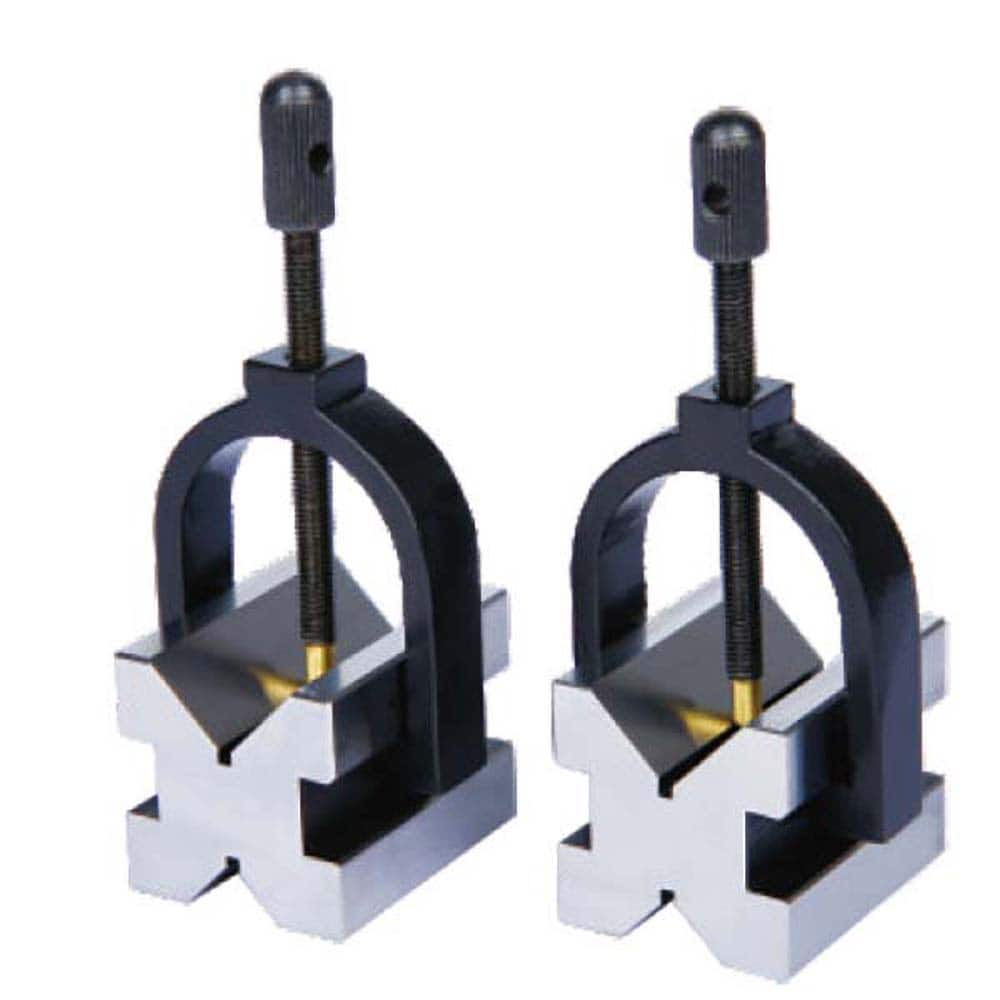 Insize USA LLC - V-Blocks; Type: V-Block ; Sold As: Matched Pair ; Overall Width (Decimal Inch): 3.1000 ; V Angle: 90.00 ; Minimum Capacity of V (Decimal Inch): 0.2800 ; Maximum Capacity of V (Decimal Inch): 3.1500 - Exact Industrial Supply