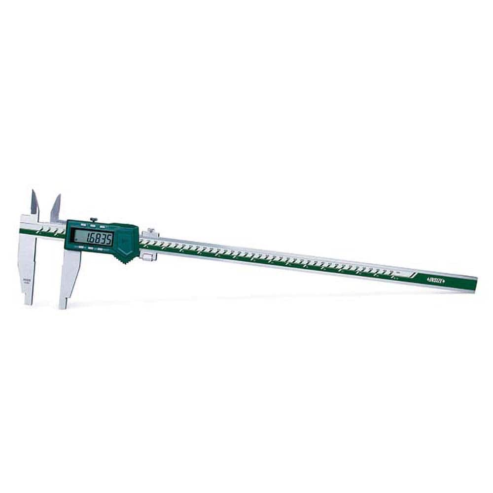 Insize USA LLC - Electronic Calipers; Minimum Measurement (Decimal Inch): 0.0000 ; Maximum Measurement (Decimal Inch): 24 ; Accuracy Plus/Minus (Decimal Inch): 0.0020 ; Resolution (Decimal Inch): 0.0005 ; IP Rating: None ; Data Output: Yes - Exact Industrial Supply