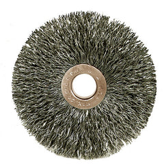 3″ Small Diameter Crimped Wire Wheel, .006″ Steel Fill, 5/8″ Arbor Hole - Caliber Tooling