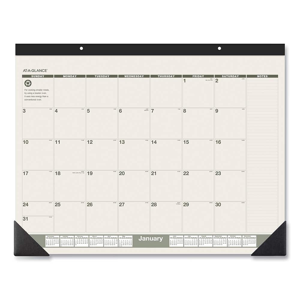 AT-A-GLANCE - Note Pads, Writing Pads & Notebooks Writing Pads & Notebook Type: Desk Pad Size: 22 x 17 - Caliber Tooling