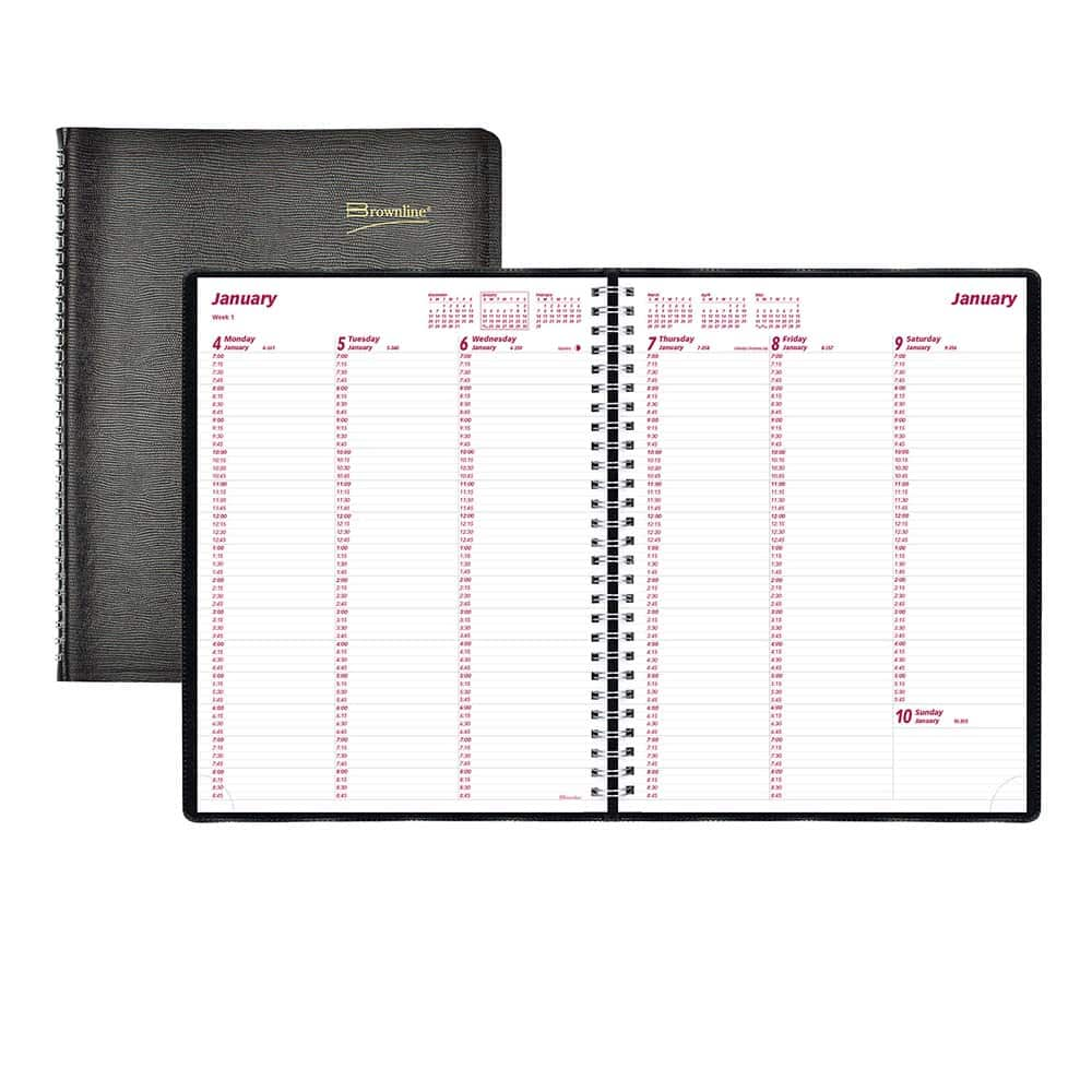 Brownline - Note Pads, Writing Pads & Notebooks Writing Pads & Notebook Type: Appointment Book Size: 8-1/2 X 11 - Caliber Tooling