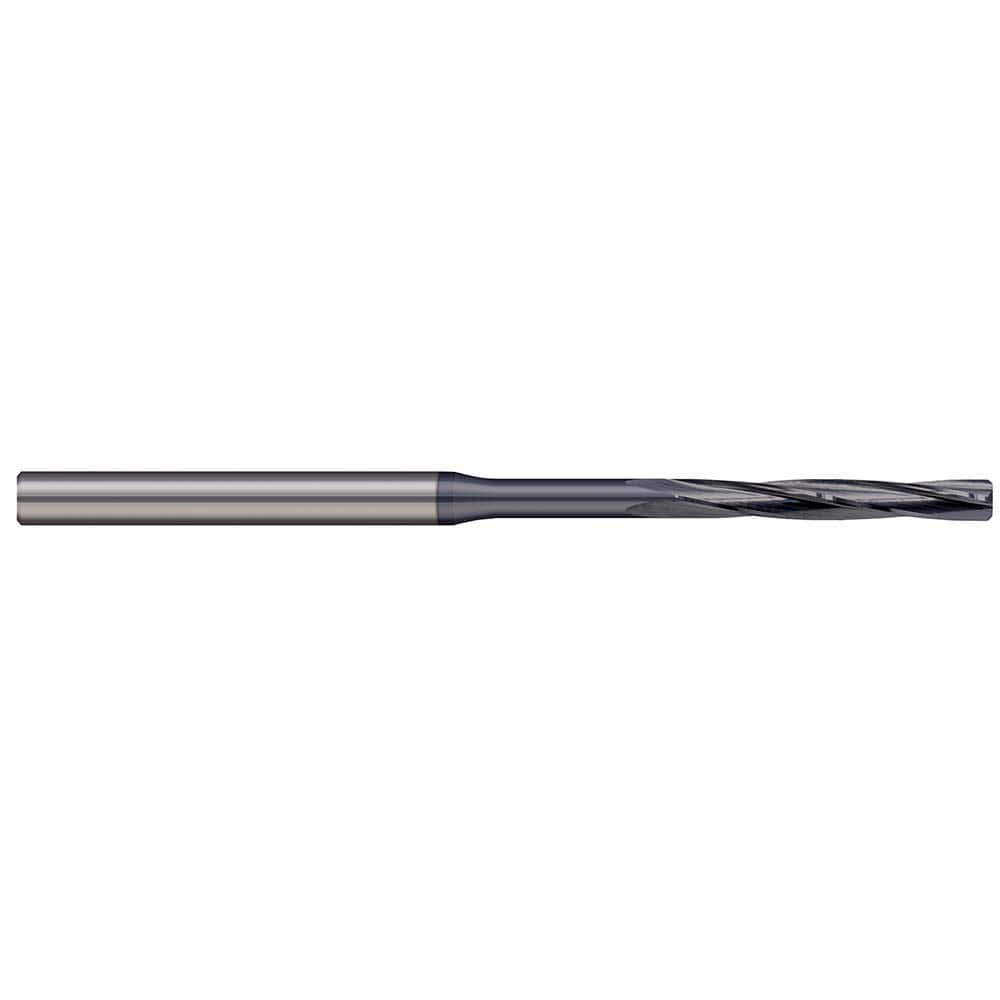 Harvey Tool - 0.1245" Diam 4-Flute Straight Shank Helical Flute Solid Carbide Chucking Reamer - Exact Industrial Supply