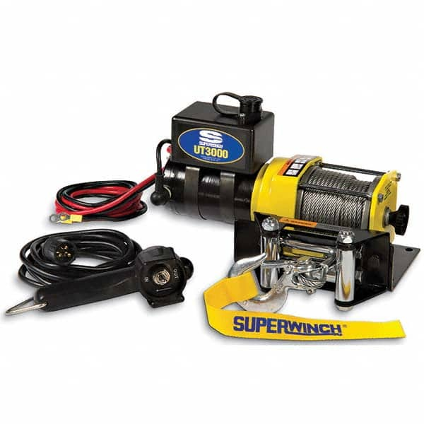 Superwinch - Automotive Winches Type: DC Electric Winch Pull Capacity (Lb.): 3,000 (Pounds) - Caliber Tooling