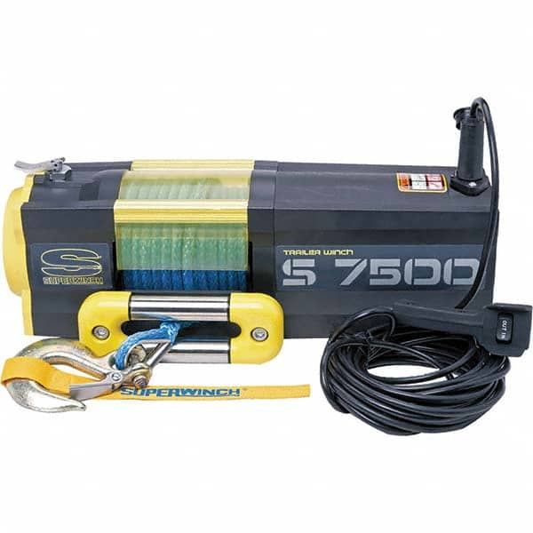 Superwinch - Automotive Winches Type: DC Electric Winch Pull Capacity (Lb.): 7,500 (Pounds) - Caliber Tooling