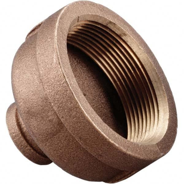 Merit Brass - Brass & Chrome Pipe Fittings Type: Reducing Coupling Fitting Size: 1-1/2 x 1/2 - Caliber Tooling