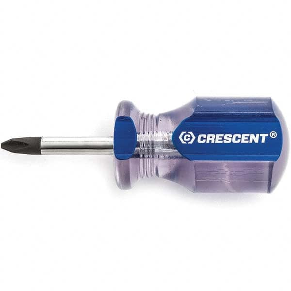 Crescent - Phillips Screwdrivers Tool Type: Stubby Phillips Handle Style/Material: Acetate - Caliber Tooling