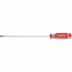 Crescent - 3/16" Blade Width x 12-13/16" OAL Screwdriver Slotted Screwdriver - Caliber Tooling