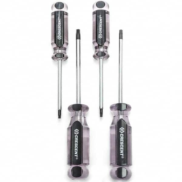 Crescent - Screwdriver Sets Screwdriver Types Included: Torx Number of Pieces: 4 - Caliber Tooling