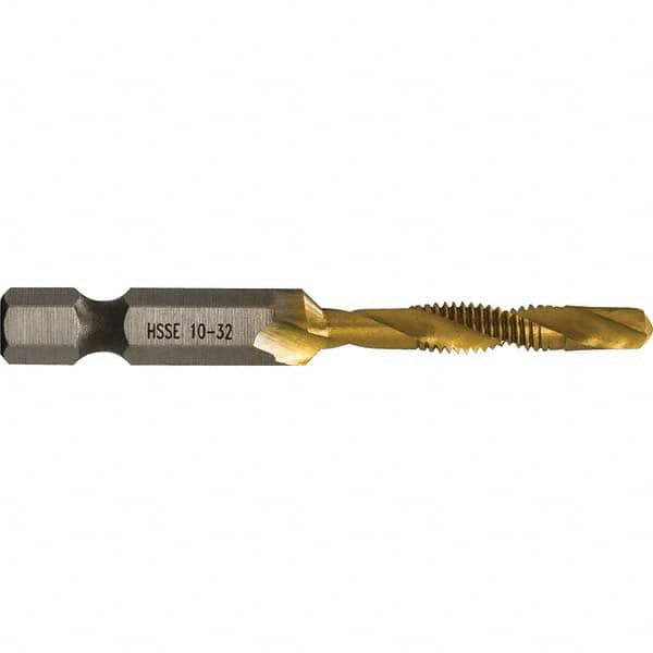 Greenlee - Combination Drill & Tap Sets Minimum Thread Size (Inch): #10-32 Maximum Thread Size (mm): M5x0.80 - Caliber Tooling