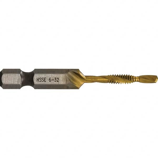 Greenlee - Combination Drill & Tap Sets Minimum Thread Size (Inch): #6-32 Maximum Thread Size (mm): M3.5x0.60 - Caliber Tooling