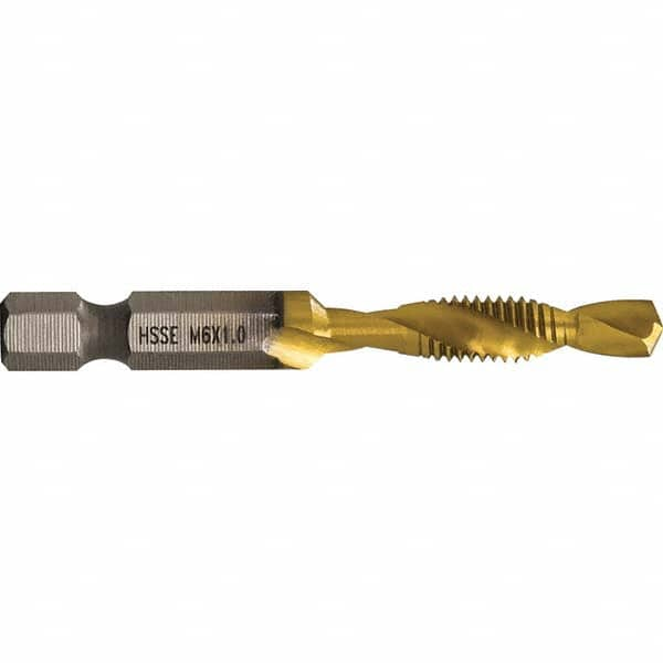 Greenlee - Combination Drill & Tap Sets Minimum Thread Size (mm): M6x1.00 Maximum Thread Size (mm): M6x1.00 - Caliber Tooling