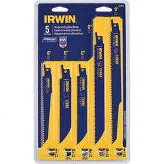 Irwin - Reciprocating Saw Blade Sets Blade Material: Bi-Metal Minimum Blade Length (Inch): 6 - Caliber Tooling