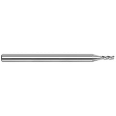 Harvey Tool - 1/2", 1-1/2" LOC, 1/2" Shank Diam, 3" OAL, 3 Flute, Solid Carbide Square End Mill - Exact Industrial Supply