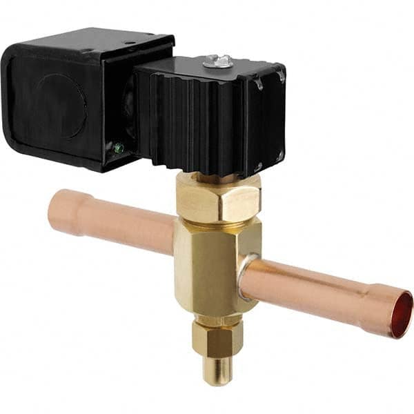 Parker - 1/2" Port Brass Solenoid Solenoid Valve - Caliber Tooling